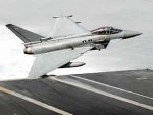 Macheta avion metalica Eurofighter Typhoon 2026 — miniatura 8