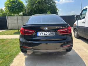 Vand BMW X6 M F16 M50d 3.0 381cp interior individual cognac led avariat lovit camere trapa tableta interior full electric Harman Kardon — miniatura 7