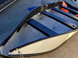 Barca Porta Bote 4.2 m, pliabila, motor Tohatsu 4 stroke 5cp — miniatura 2