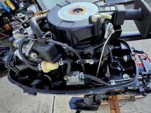 Barca Porta Bote 4.2 m, pliabila, motor Tohatsu 4 stroke 5cp — miniatura 6