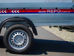 Remorcă REPO – Nouă, 750kg, Basculabilă, carte rar — miniatura 8