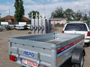 Remorcă REPO – Nouă, 750kg, Basculabilă, carte rar — miniatura 10