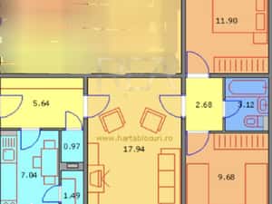 3 camere, 3/4, 65mp-Drumul Taberei-Raul Doamnei — miniatura 6