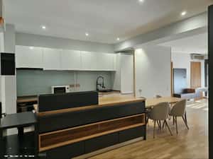 Apartament 2 camere 75 utili + curte mobilat utilat piscina Pipera — miniatura 3