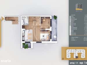 Apartament 4 camere-Duplex Bloc Finalizat Theodor Pallady — miniatura 4