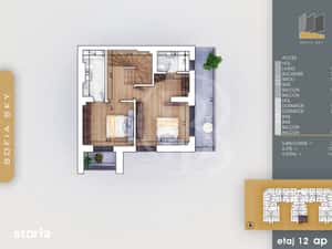 Apartament 4 camere-Duplex Bloc Finalizat Theodor Pallady — miniatura 5