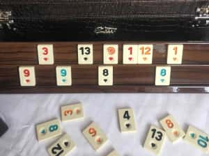 Joc Remi Remy Rummy Star Elit din lemn masiv, lăcuit. SIGILAT! — miniatura 4