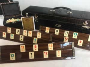 Joc Remi Remy Rummy Star Elit din lemn masiv, lăcuit. SIGILAT! — miniatura 6