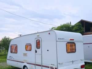 Rulota Swift 2003 (2zone) 4-5 persoane, Off Camping, Cabina dus, Boiler Gaz Truma, Baterie 12v, Inmatriculata Ro — miniatura 3