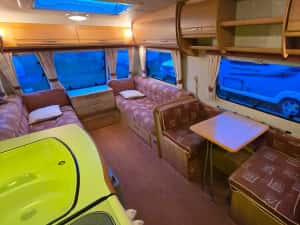 Rulota Swift 2003 (2zone) 4-5 persoane, Off Camping, Cabina dus, Boiler Gaz Truma, Baterie 12v, Inmatriculata Ro — miniatura 5