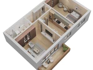 O investitie smart 2 Camere 73.59mp intr-o Locatie Premium zona Coresi — miniatura 1