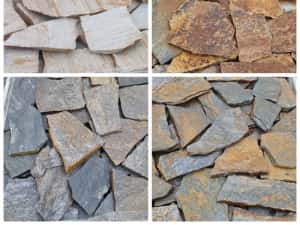 Piatra poligonala de munte placari si pavaje ardezie marmura alba — miniatura 10