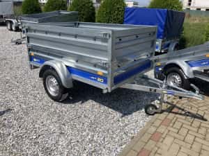 Remorca 750 kg VESTA 20 - 1 Ax , dimensiuni 200 x 130x 37cm — miniatura 3