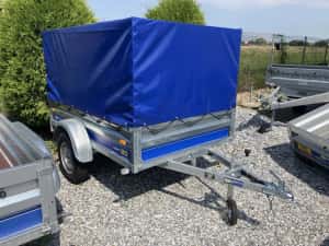 Remorca 750 kg VESTA 20 - 1 Ax , dimensiuni 200 x 130x 37cm — miniatura 4