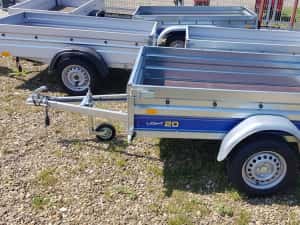 Remorca 750 kg VESTA 20 - 1 Ax , dimensiuni 200 x 130x 37cm — miniatura 8