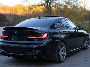 BMW 330e G20 INDIVIDUAL (piele albastra) 420cp FULL cu GESTURE CONTROL — miniatura 3