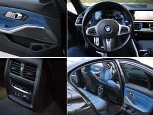 BMW 330e G20 INDIVIDUAL (piele albastra) 420cp FULL cu GESTURE CONTROL — miniatura 4