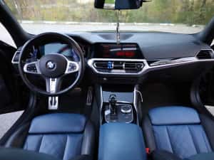 BMW 330e G20 INDIVIDUAL (piele albastra) 420cp FULL cu GESTURE CONTROL — miniatura 10