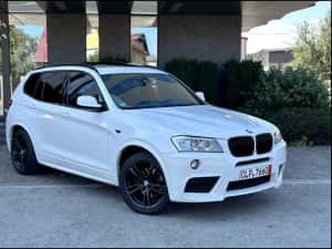 BMW X3 ALB M Paket f25 20d xDrive Automat Apple Carplay/ Android Auto, Panoramic, Navigatie mare, Piele, Camere, Audio HIFI, Carlig, Packet