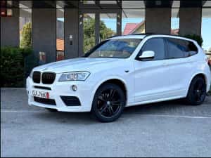 BMW X3 ALB M Paket f25 20d xDrive Automat Apple Carplay/ Android Auto, Panoramic, Navigatie mare, Piele, Camere, Audio HIFI, Carlig, Packet — miniatura 3