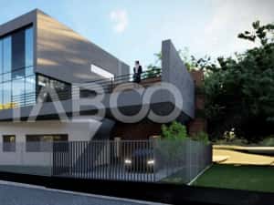 Casa individuala de vanzare cu terasa teren 320 mp zona Centrala Sibiu — miniatura 4