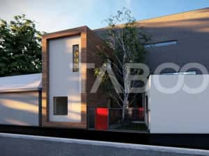 Casa individuala de vanzare cu terasa teren 320 mp zona Centrala Sibiu — miniatura 5