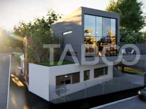Casa individuala de vanzare cu terasa teren 320 mp zona Centrala Sibiu — miniatura 6