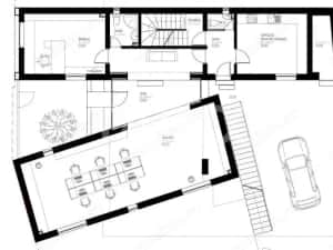 Casa individuala de vanzare cu terasa teren 320 mp zona Centrala Sibiu — miniatura 9