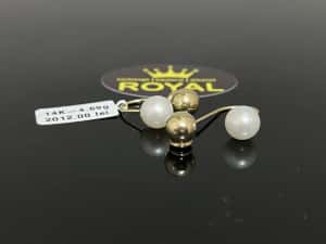 Bijuteria Royal CB : Cercei aur 14k 4,69 grame — miniatura 8