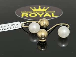 Bijuteria Royal CB : Cercei aur 14k 4,69 grame — miniatura 9