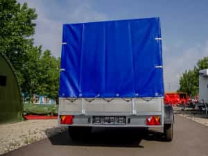 Remorca Repo 750 kg ,Apicola,Auto,cu prelata ,noua — miniatura 9