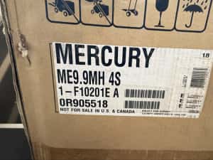Vand motor Mercury 9.9 cp MH 4S  CIZMA scurta nou cu garantie — miniatura 2