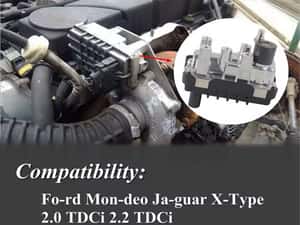 Actuator Turbina Motoras Electric Turbosuflanta Jaguar X-Type Ford 2.0 — miniatura 9