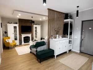 Apartament 3 camere lux, 76 mp, 2 bai, terasa si parcare – bloc nou — miniatura 3