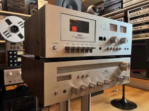 Receiver/Statie Akai AA-1020L si deck Akai CS-705D — miniatura 10