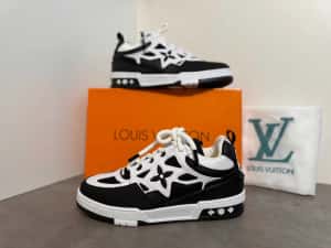 Adidasi Louis Vuitton Trainer Sneaker Black-White Produs Nou-Full Box