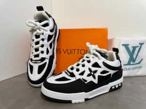 Adidasi Louis Vuitton Trainer Sneaker Black-White Produs Nou-Full Box — miniatura 2