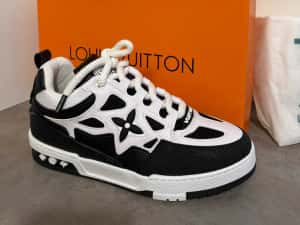 Adidasi Louis Vuitton Trainer Sneaker Black-White Produs Nou-Full Box — miniatura 8