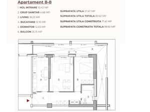 Apartament 2 camere, 82.62mp, ansamblu 0% Comision Achizitie, Calea Se — miniatura 3
