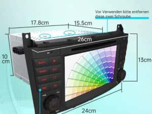 Navigatie Mercedes C Class W203 DVD + Camera Marsarier — miniatura 8