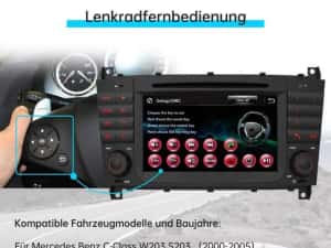Navigatie Mercedes C Class W203 DVD + Camera Marsarier — miniatura 10