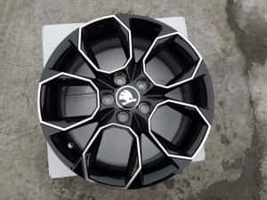 Vand jante de aliaj pentru skoda desing rs pe 17 negru polis — miniatura 8