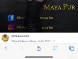 Haina din blana naturala — miniatura 5