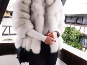 Haina din blana naturala — miniatura 9