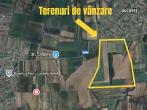 Oferta! Parcele de teren Bucovat cu toate utilitatile!