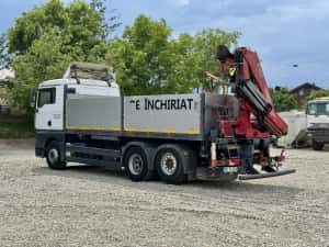 MAN TGA 26.360 camion cu macara 15m 2003 — miniatura 3