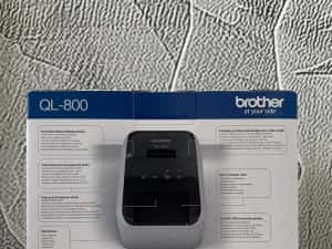 Brother QL-800 nou, sigilat, 475 lei – imprimantă etichete USB, rapidă, compactă — miniatura 4