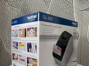 Brother QL-800 nou, sigilat, 475 lei – imprimantă etichete USB, rapidă, compactă — miniatura 5