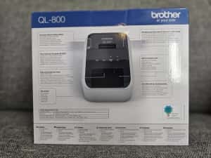 Brother QL-800 nou, sigilat, 475 lei – imprimantă etichete USB, rapidă, compactă — miniatura 7