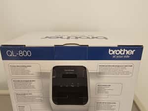 Brother QL-800 nou, sigilat, 475 lei – imprimantă etichete USB, rapidă, compactă — miniatura 10